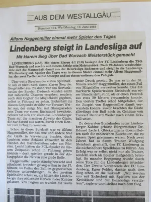110 Jahre FC Lindenberg