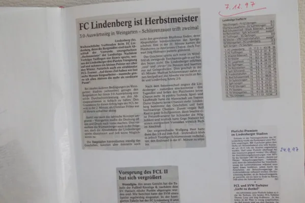 110 Jahre FC Lindenberg