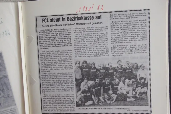 110 Jahre FC Lindenberg